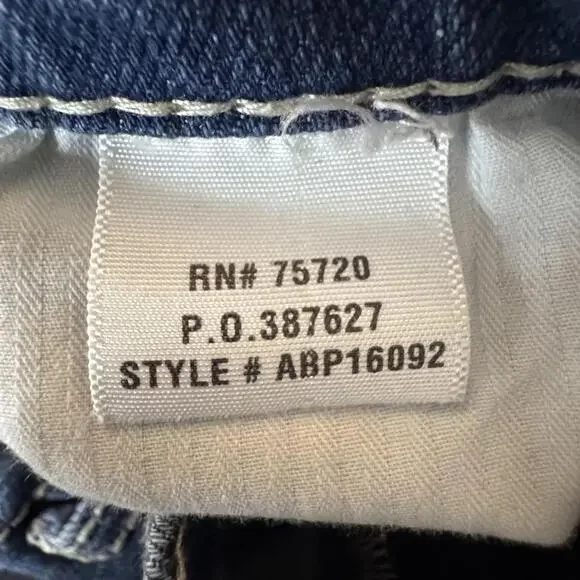 BKE Jake Jeans Mens 34x34/32 Blue Medium Wash Straight Denim Embroidered Pockets - Picture 6 of 9